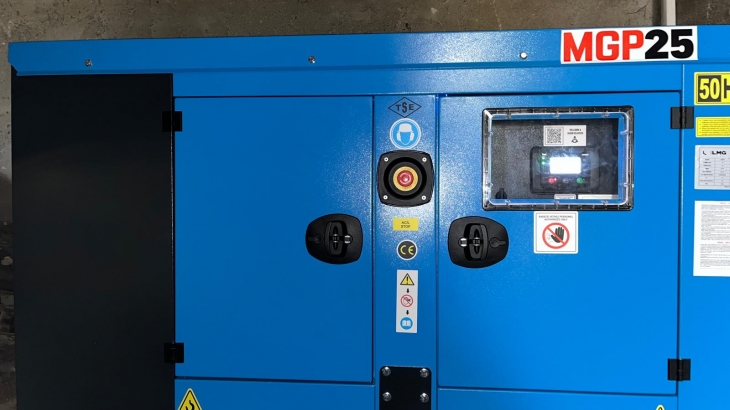 JENERATÖRÜ HALKIMIZIN HİZMETİNE SUNDUK